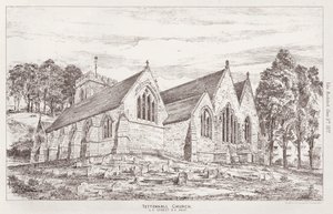 Tettenhall templom (metszet) alkotó: English School