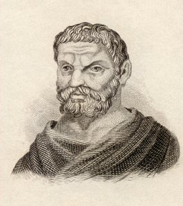 Thales of Miletus, a "Crabbes Historical Dictionary"-ből, 1825-ben megjelent alkotó: English School