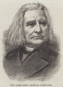 Liszt apát zeneszerző (metszet) alkotó: English School