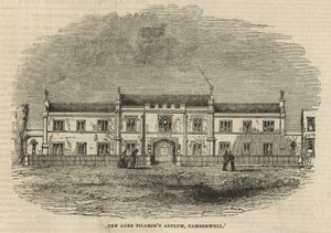Az Aged Pilgrims Asylum Camberwellben alkotó: English School
