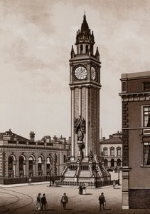 Albert Memorial, Belfast (litho) alkotó: English School