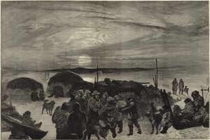Az amerikai Franklin-kereső expedíció alkotó: English School