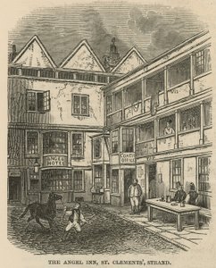 The Angel Inn, St Clements, Strand, London alkotó: English School