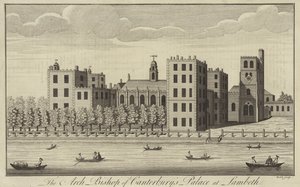 A canterburysi palota érseke Lambethben alkotó: English School