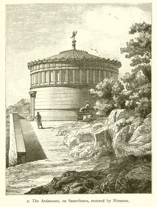 Az Arsinoeum, a szamothrákián, Nietmann restauráltatta alkotó: English School