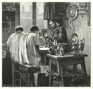 Az üldözés művészete (metszet) alkotó: English School