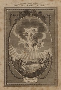 A mennybemenetel, ApCsel, 1. fejezet, 9. vers (metszet) alkotó: English School