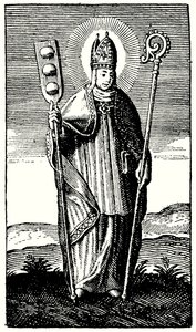 The Bakers’ Saint, St Honore (metszet) alkotó: English School