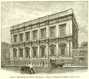 A bankettház, Whitehall alkotó: English School