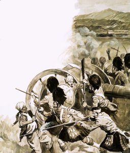 A kandahári csata, 1880. szeptember 1-jén alkotó: English School