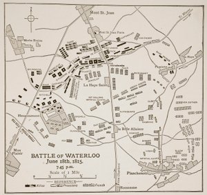 A waterlooi csata, 1815. június 18 alkotó: English School
