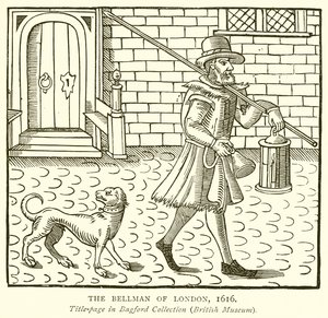 A londoni Bellman, 1616 alkotó: English School