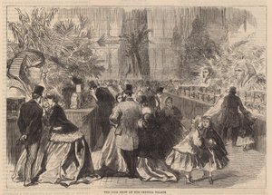 Madárkiállítás a Kristálypalotában alkotó: English School