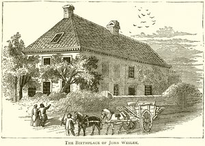 John Wesley szülőhelye alkotó: English School