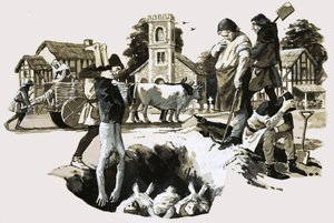 A fekete halál alkotó: English School