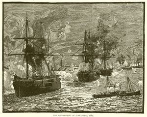 Alexandria bombázása, 1882 alkotó: English School