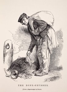 A Bone-Grubber, Richard Beard dagerrotípiája nyomán, illusztrációja a London Labor és London Poor című könyvéből Henry Mayhew, pub. 1862 alkotó: English School