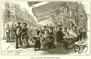 A Boulevard Montmartre, Párizs alkotó: English School