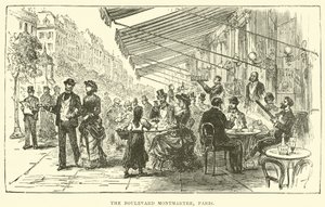 A Boulevard Montmartre, Párizs alkotó: English School