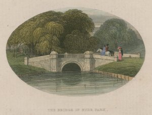 A Bridge of Hyde Park, London alkotó: English School