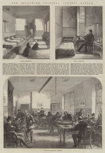 The Broadmoor Criminal Lunatic Asylum (metszet) alkotó: English School