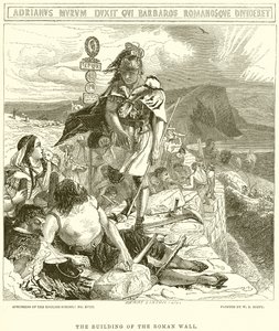 A római fal építése alkotó: English School