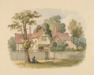 The Cake House, Hyde Park, London (wc papíron) alkotó: English School