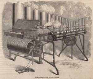 A Calliope, egy gőzorgona, amelyet Arthur S Denny talált fel Amerikában alkotó: English School