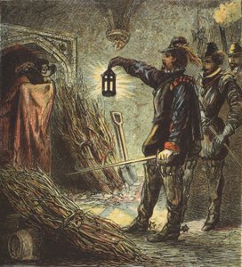 Guy Fawkes elfogása, pub. 1890 alkotó: English School