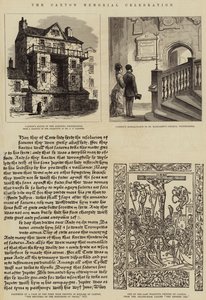 A Caxton-emlékünnep (metszet) alkotó: English School
