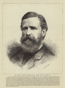 A közép-afrikai expedíció, Verney Lovett Cameron hadnagy, RN (metszet) alkotó: English School