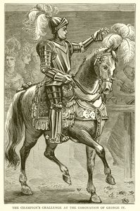 A Bajnokok Kihívása IV. György koronázásán alkotó: English School
