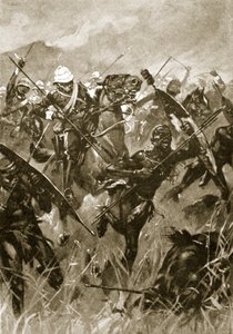 The Charge of the 17th Lancers, 1879. július 4 alkotó: English School