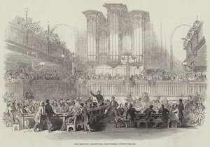 The Chartist Convention, John-Street, Fitzroy-Square (metszet) alkotó: English School