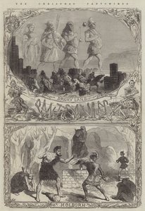 A karácsonyi pantomimok (metszet) alkotó: English School