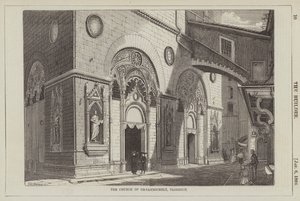 Or-sanmichele templom, Firenze (metszet) alkotó: English School