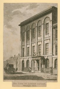 A City of London Tavern, Bishopsgate Street alkotó: English School