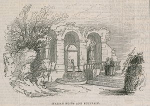 A Colosseum - olasz romok és szökőkút alkotó: English School