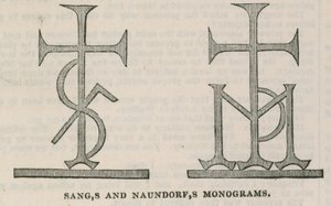 A konzervatív klubház: Sangs és Naundorfs monogramok alkotó: English School