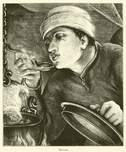 A szakács (metszet) alkotó: English School
