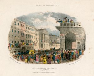 A koronázási körmenet, 1831. szeptember 8 alkotó: English School
