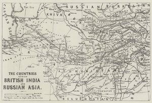 Brit India és Orosz Ázsia közötti országok (metszet) alkotó: English School