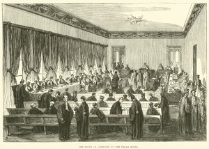 A Semmítőszék a Palais Royalban, 1871. május alkotó: English School