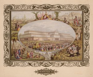 The Crystal Palace, 1851, The Great Exhibition, Hyde Park, London. alkotó: English School