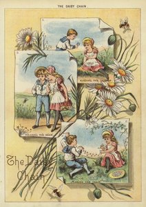Százszorszép lánc (chromolitho) alkotó: English School