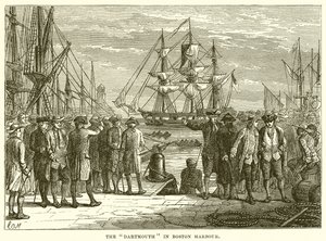 A Dartmouth Boston kikötőjében alkotó: English School