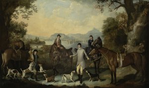 A nyúl halála, 1760-70 körül alkotó: English School