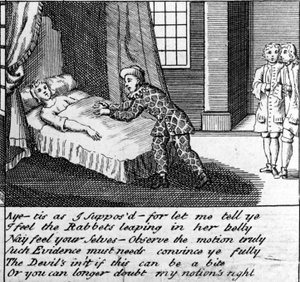 The Doctor in Labour, avagy a New Whim Wham Guildfordból, 1726 körül alkotó: English School