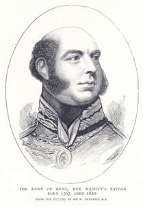 Kent hercege, őfelsége apja 1767-ben született, 1820-ban halt meg alkotó: English School