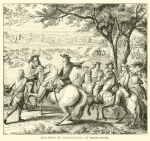 Marlborough hercege Malplaquetben alkotó: English School